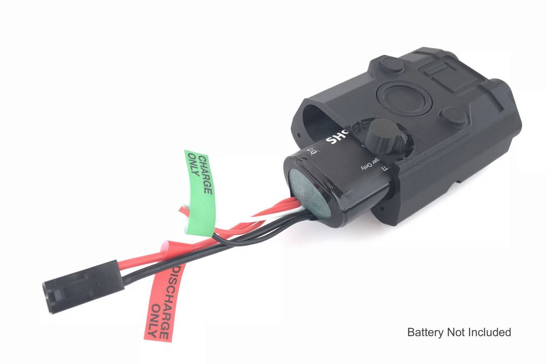 TITAN PEQ15 PEQ Brick Battery Box, 3D Print - Black OD-A-TIT012 asgbox.pl TITAN PEQ15 PEQ Brick Battery Box, 3D Print - Black - obrazek 2