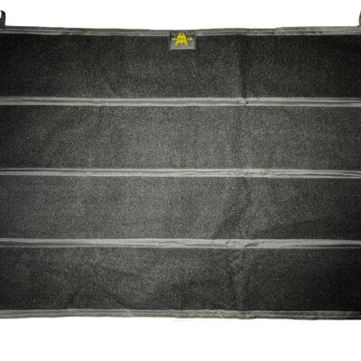 Patch panel for patches with Velcro 70x90cm - black