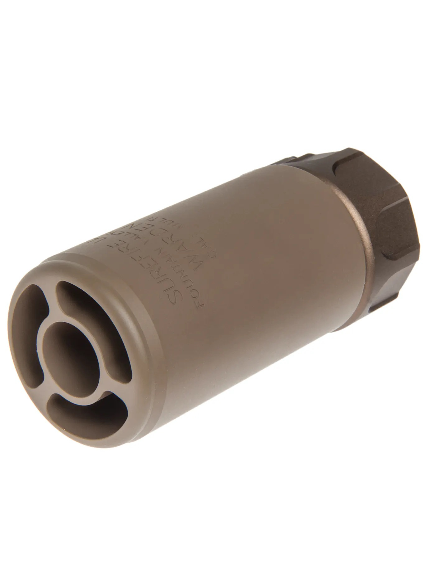 Angry Gun QD WARDEN BLAST Silencer (Full Markings), 14- mm (CCW) - Tan OD-A-AG-WB-FDE asgbox.pl Angry Gun QD WARDEN BLAST Silencer (Full Markings), 14- mm (CCW) - Tan