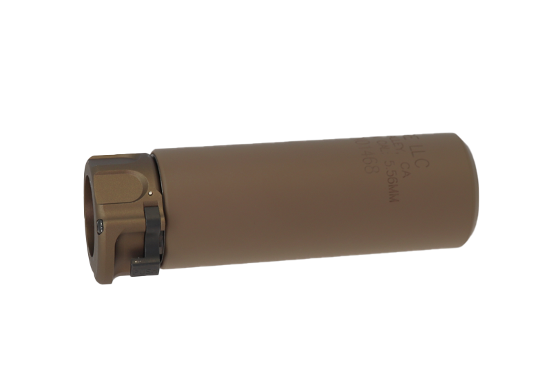 Angry Gun QD Mini SOCOM556 Silencer (Full Markings), 14- mm (CCW) - Tan OD-A-SOCOM556M-FDE asgbox.pl Angry Gun QD Mini SOCOM556 Silencer (Full Markings), 14- mm (CCW) - Tan - obrazek 2