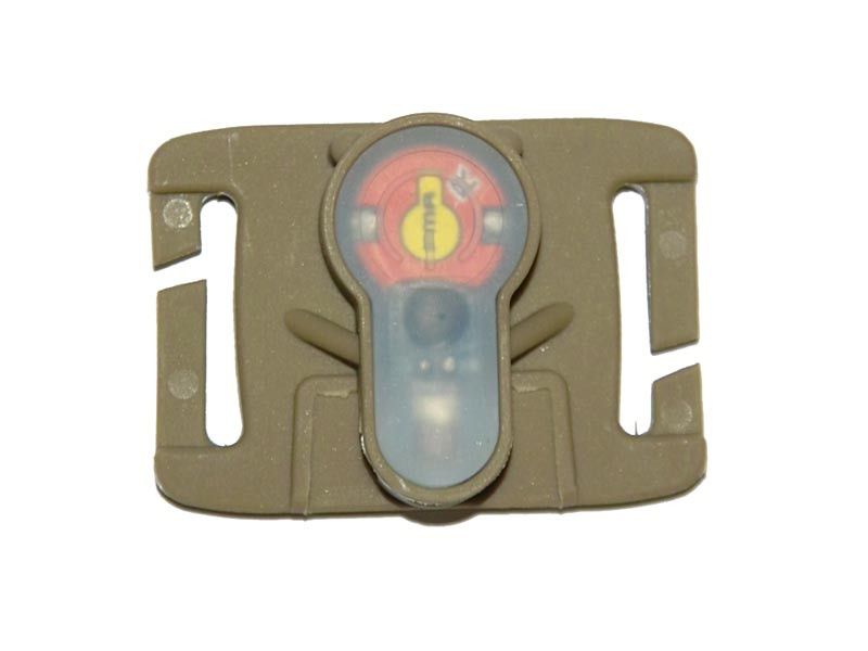FMA MOLLE System Strobe Light Dark Earth, Tan Case - Red OD-A-TB905-RED asgbox.pl FMA MOLLE System Strobe Light Dark Earth, Tan Case - Red
