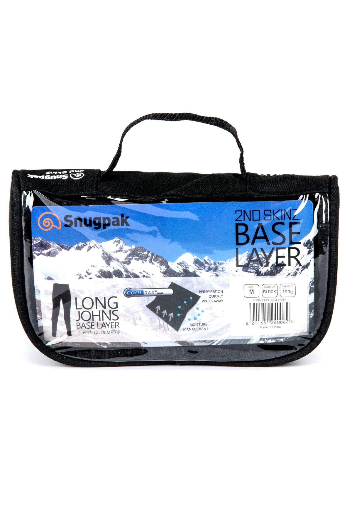 SNUGPAK 2nd Skinz Coolmax Long Johns - Black OD-A-SNUGPAK037 asgbox.pl SNUGPAK 2nd Skinz Coolmax Long Johns - Black - obrazek 3