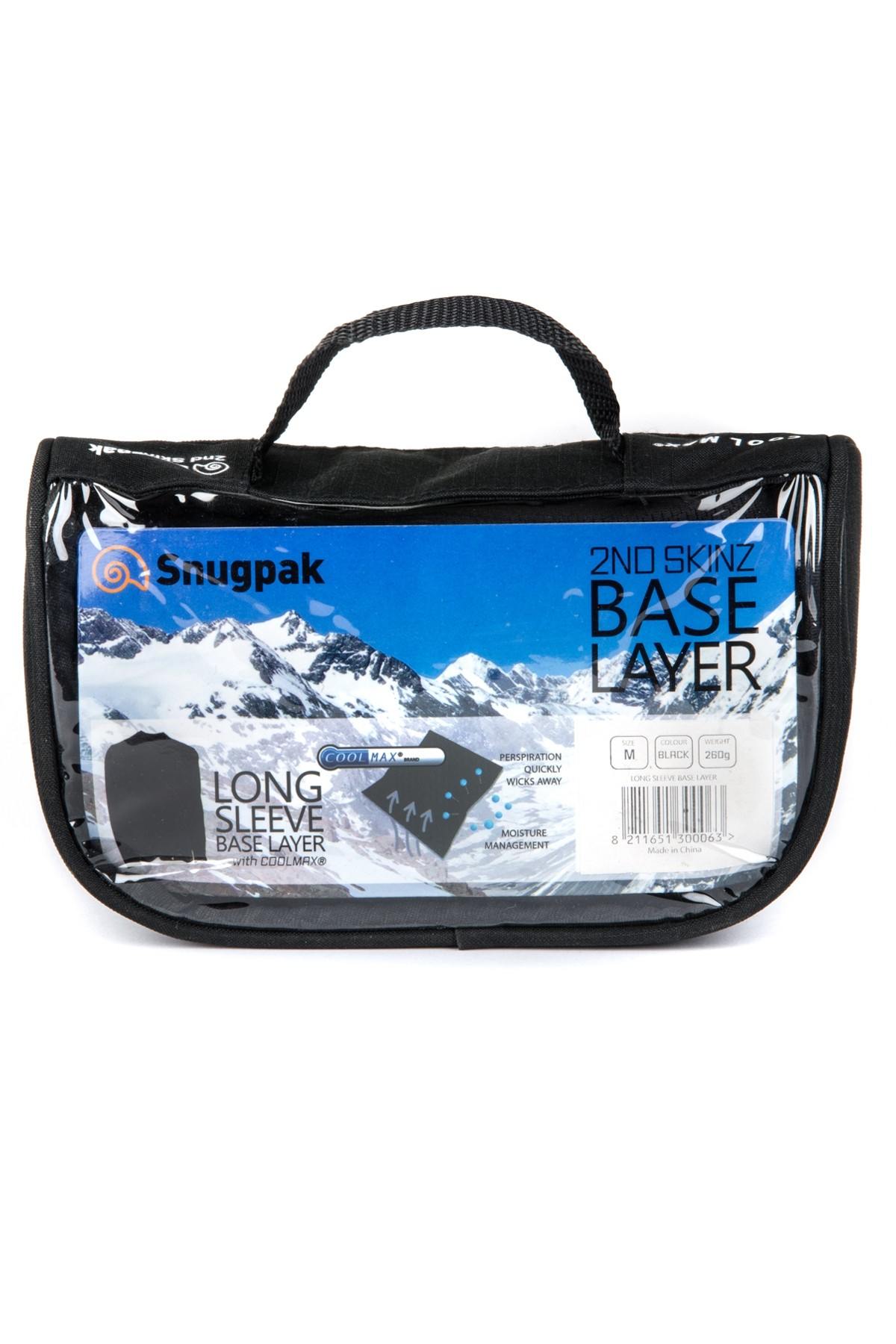SNUGPAK 2nd Skinz Coolmax Long Sleeve Top - Black OD-A-SNUGPAK001 asgbox.pl SNUGPAK 2nd Skinz Coolmax Long Sleeve Top - Black - obrazek 3