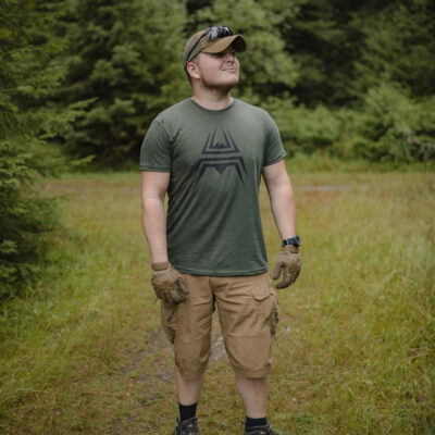 Alternative view of T-Shirt ANAREUS Spider logo - OD