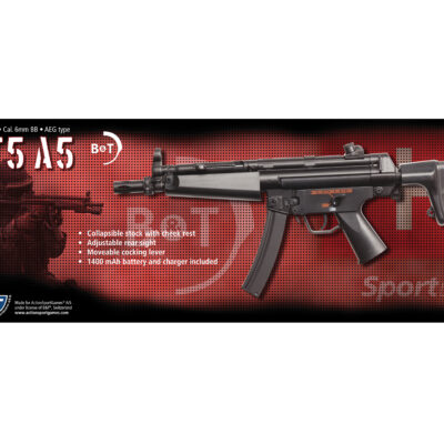 Alternative view of ASG B a T5 A5 AEG Sportline SMG - Black
