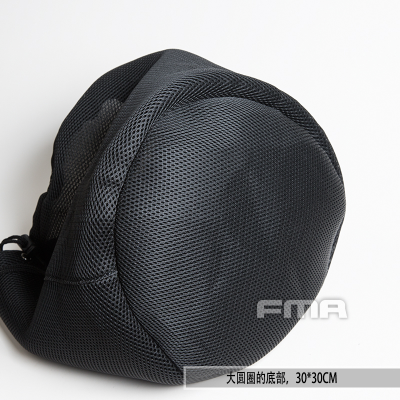 FMA Mesh Cloth Bag for Helmet - Black OD-A-TB1357 asgbox.pl FMA Mesh Cloth Bag for Helmet - Black - obrazek 4