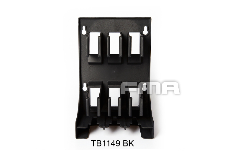 FMA Stand / Storage for 3 Magazines M4 / AR15 - Black OD-A-TB1149-BK asgbox.pl FMA Stand / Storage for 3 Magazines M4 / AR15 - Black - obrazek 3