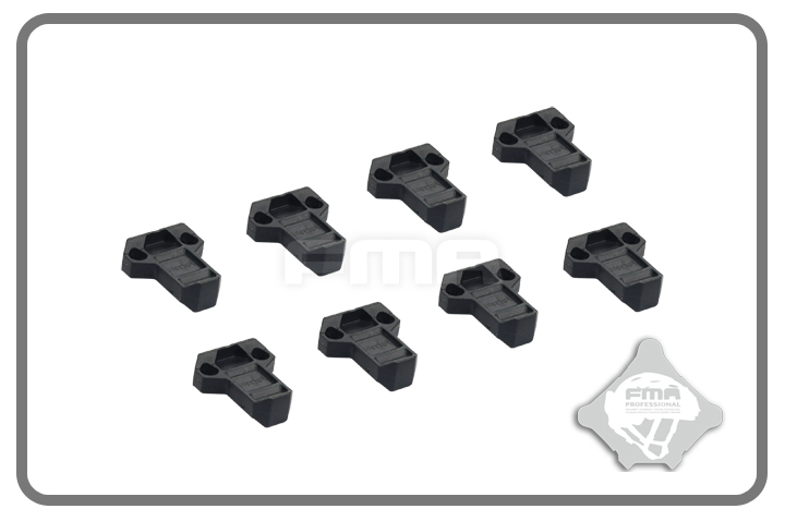 FMA Enlarged Magazine Pouch Pull Tabs, 8 pcs - Black OD-A-TB1000-BK asgbox.pl FMA Enlarged Magazine Pouch Pull Tabs, 8 pcs - Black