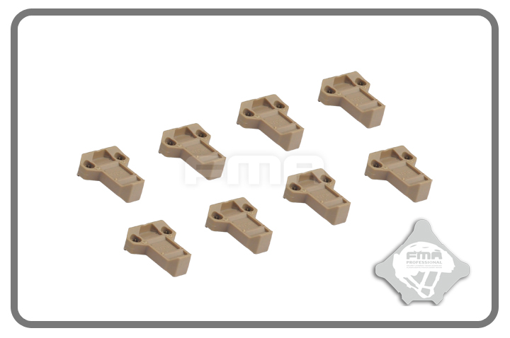 FMA Enlarged Magazine Pouch Pull Tabs, 8 pcs - Tan OD-A-TB1000-DE asgbox.pl FMA Enlarged Magazine Pouch Pull Tabs, 8 pcs - Tan