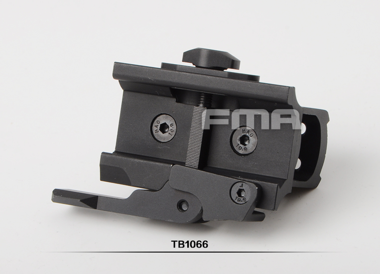 FMA Aimpoint T1 Red Dot Sight Raised QD Mount - Black OD-A-TB1066 asgbox.pl FMA Aimpoint T1 Red Dot Sight Raised QD Mount - Black - obrazek 4