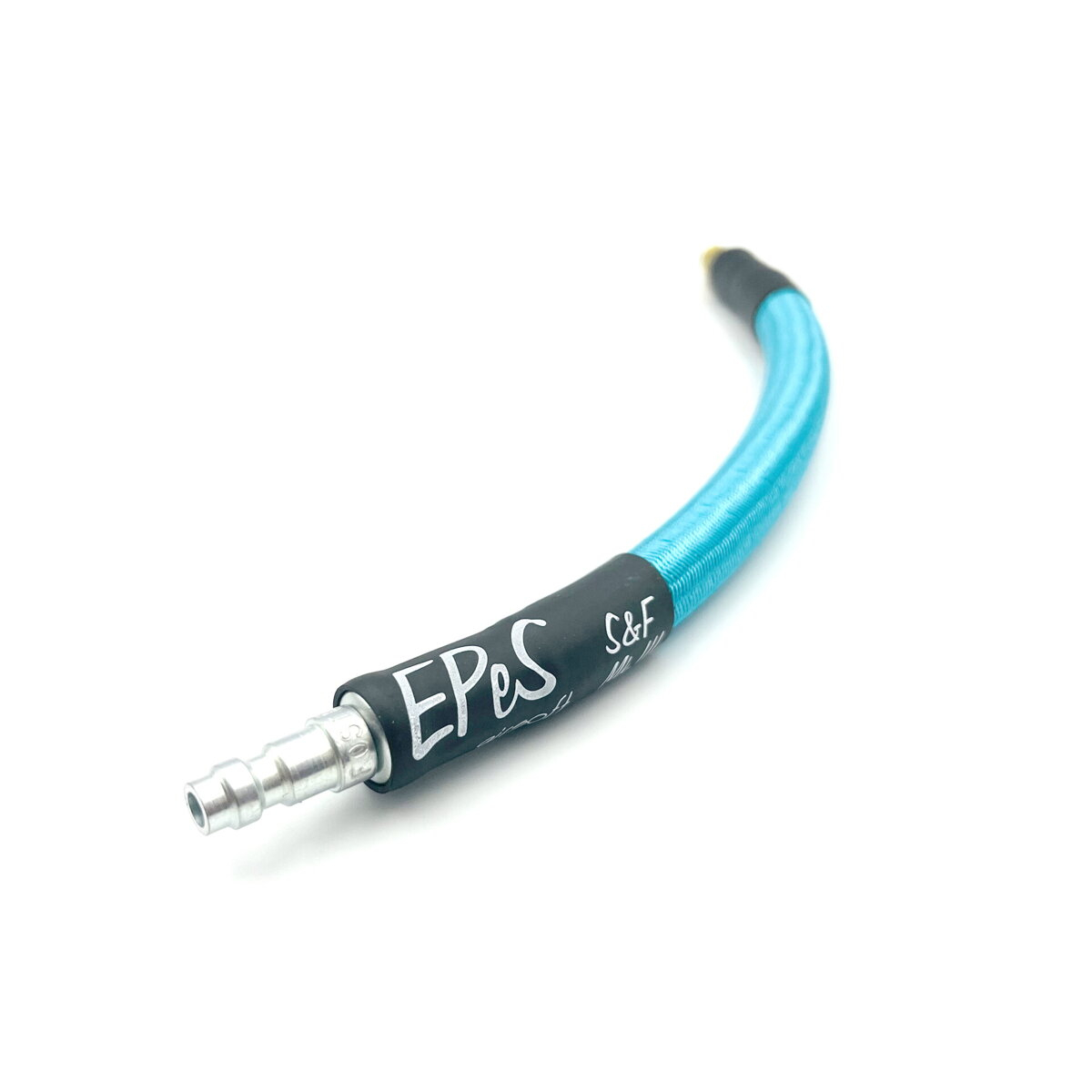 EPeS IGL HPA S a F Braided Hose, 20 cm, QD Foster plus 1/8 NPT - Ocean Blue OD-A-E125-20-OBL asgbox.pl EPeS IGL HPA S a F Braided Hose, 20 cm, QD Foster plus 1/8 NPT - Ocean Blue - obrazek 2