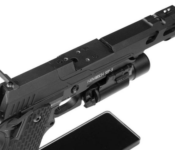 Novritsch MICRO V3 Red Dot Mount Plate for SSP5 Pistol - Black OD-A-NOVRITSCH77-BK asgbox.pl Novritsch MICRO V3 Red Dot Mount Plate for SSP5 Pistol - Black - obrazek 2