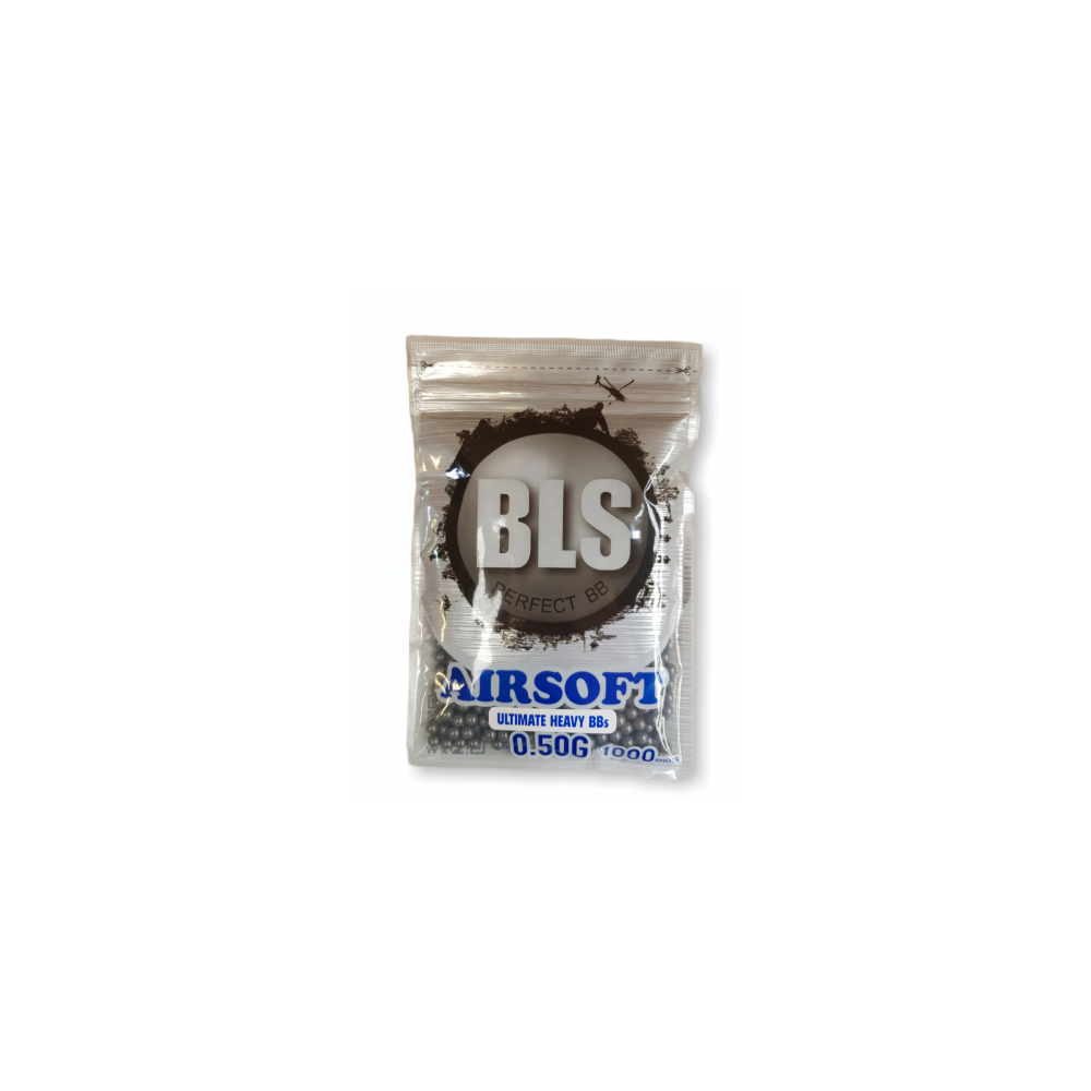 BLS Stainless pellets 0,50g, 1000 BBs - Grey OD-A-1BA-ST50 asgbox.pl BLS Stainless pellets 0,50g, 1000 BBs - Grey