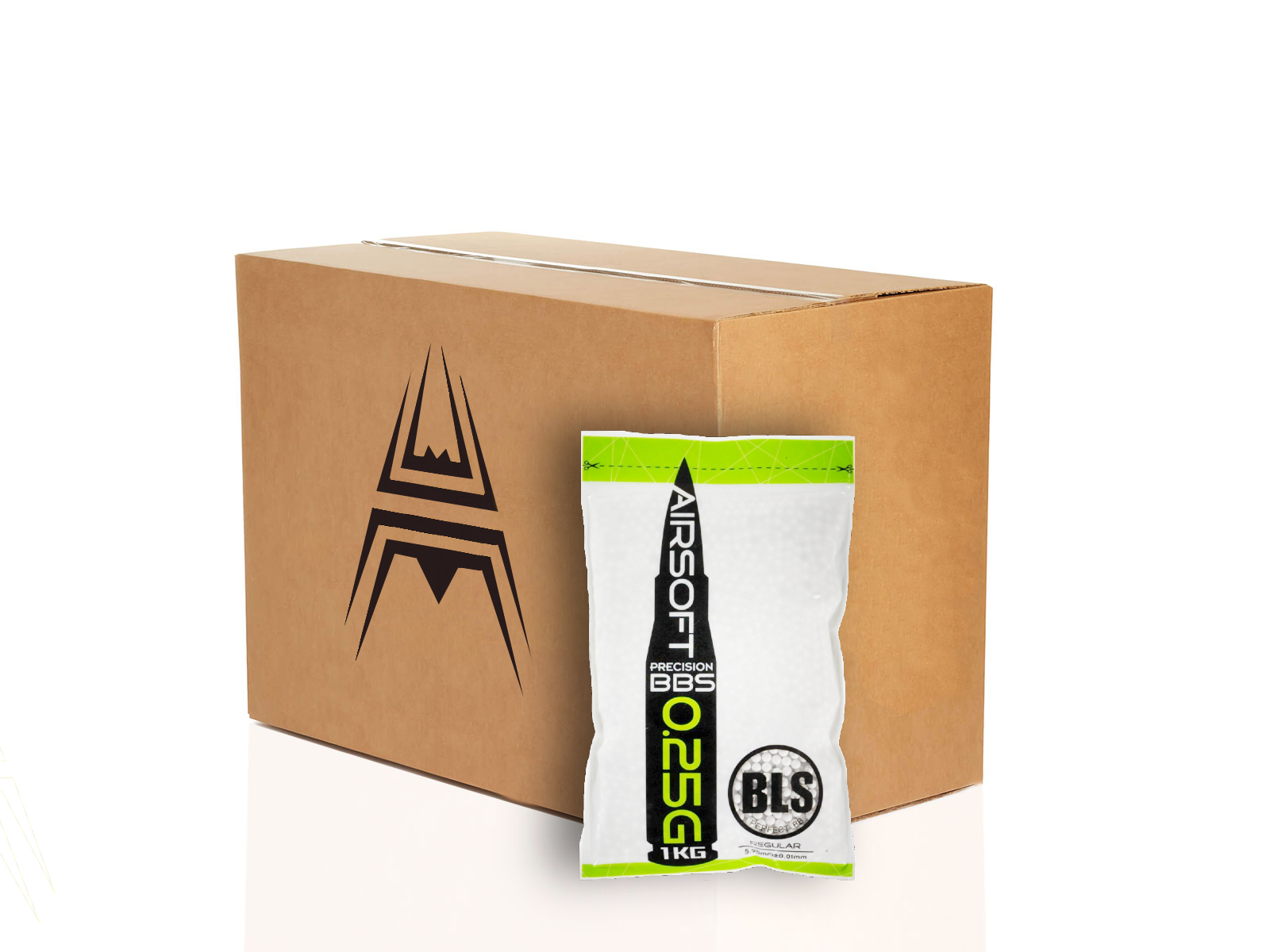 20x BLS Precision pellets 0,25g, 4000 BBs - White (box) OD-A-BOX-H25 asgbox.pl 20x BLS Precision pellets 0,25g, 4000 BBs - White (box)