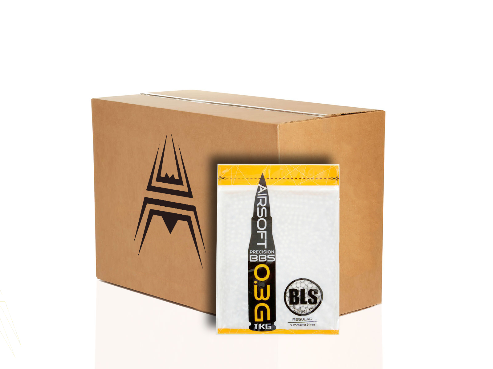 20x BLS Precision pellets 0,30g, 3300 BBs - White (box) OD-A-BOX-H30 asgbox.pl 20x BLS Precision pellets 0,30g, 3300 BBs - White (box)