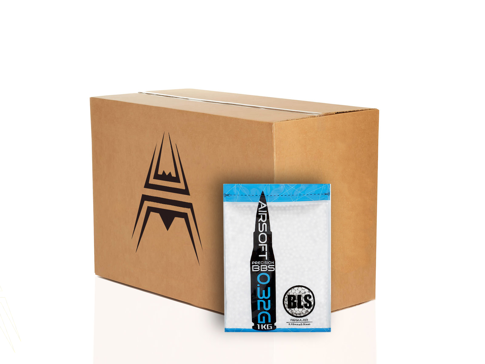 20x BLS Precision pellets 0,32g, 3120 BBs - White (box) OD-A-BOX-H32 asgbox.pl 20x BLS Precision pellets 0,32g, 3120 BBs - White (box)