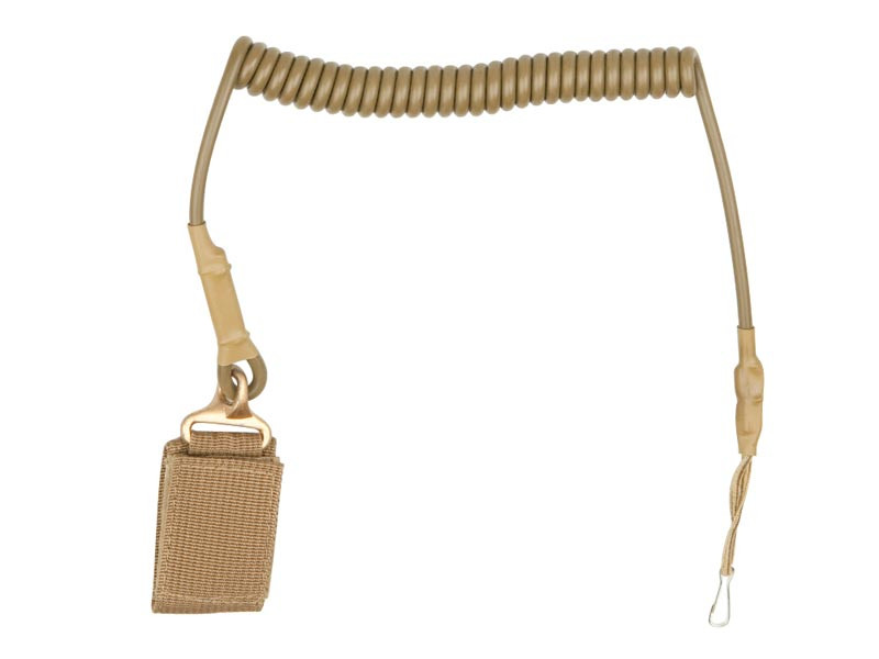 ASG Pistol Retention Lanyard with Carabiner - Tan OD-A-ASG064 asgbox.pl ASG Pistol Retention Lanyard with Carabiner - Tan