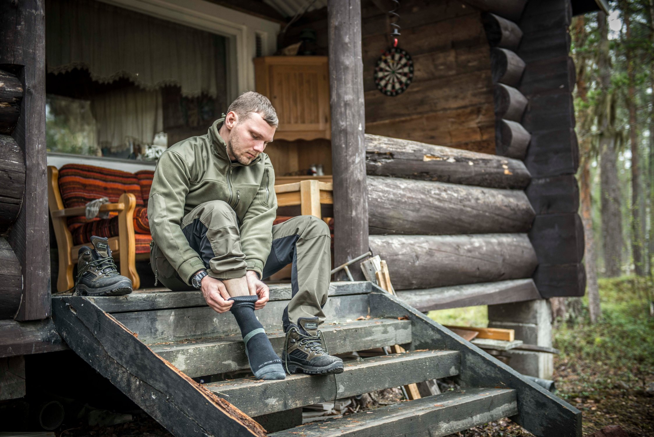 HELIKON MEDIUMWEIGHT Socks - Black OD-A-SK-MWT-WA-01-B04 asgbox.pl HELIKON MEDIUMWEIGHT Socks - Black - obrazek 4