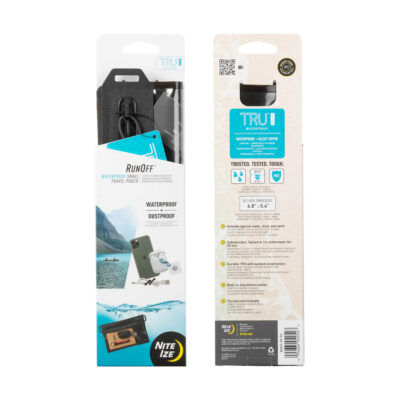 Nite Ize RunOff(R) Waterproof Travel Pouch - CHARCOAL - Small OD-A-ROFM-09-R3 asgbox.pl
