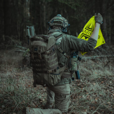 ANAREUS dead rag with velcro - yellow OD-A-ANAR58-YEL asgbox.pl