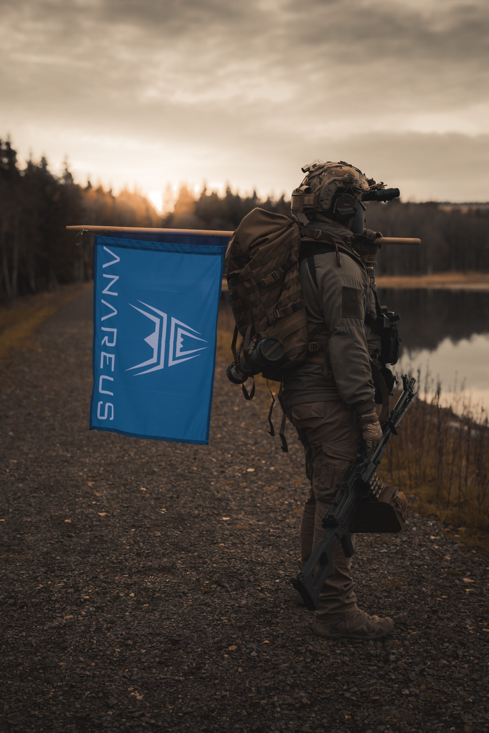 ANAREUS Game Mode Flag 60x90 cm - Blue OD-A-ANAR53-BL asgbox.pl ANAREUS Game Mode Flag 60x90 cm - Blue - obrazek 2