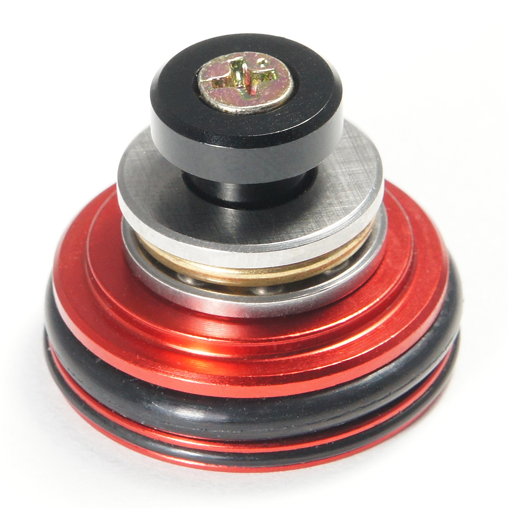 CNC Aluminum Double O-Ring Ball Bearing AEG Piston Head OD-A-MX-PIS001PHS asgbox.pl CNC Aluminum Double O-Ring Ball Bearing AEG Piston Head - obrazek 4