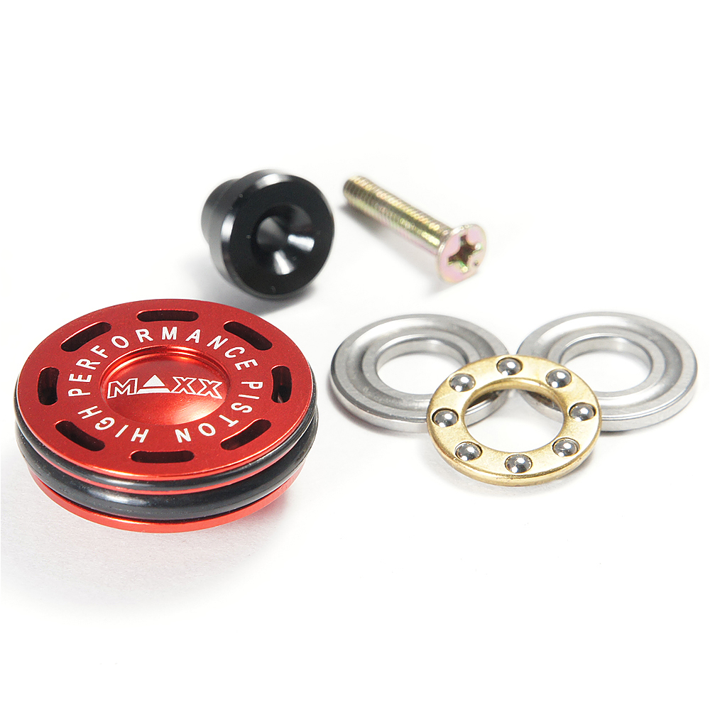 CNC Aluminum Double O-Ring Ball Bearing AEG Piston Head OD-A-MX-PIS001PHS asgbox.pl CNC Aluminum Double O-Ring Ball Bearing AEG Piston Head - obrazek 5