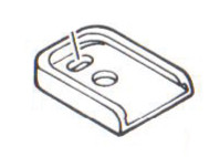 Floor plate, magazine, WE G-Series, pt. nr. 67