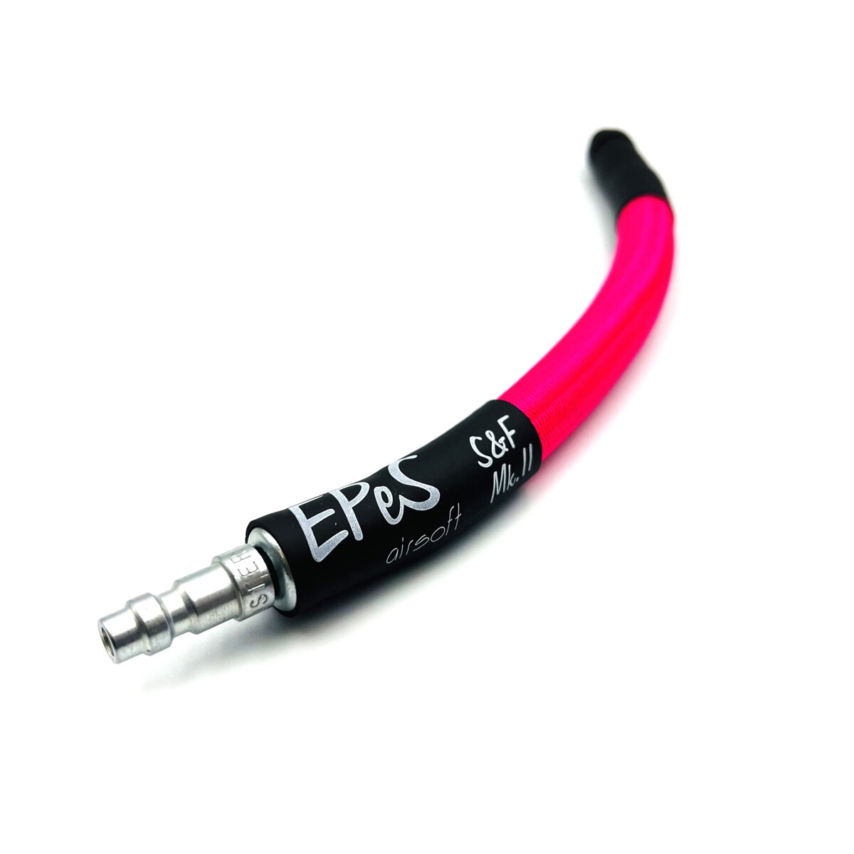 EPeS IGL HPA S a F Braided Hose, 20 cm, QD Foster plus 1/8 NPT - Neon Pink OD-A-E125-20-PIH asgbox.pl EPeS IGL HPA S a F Braided Hose, 20 cm, QD Foster plus 1/8 NPT - Neon Pink - obrazek 2