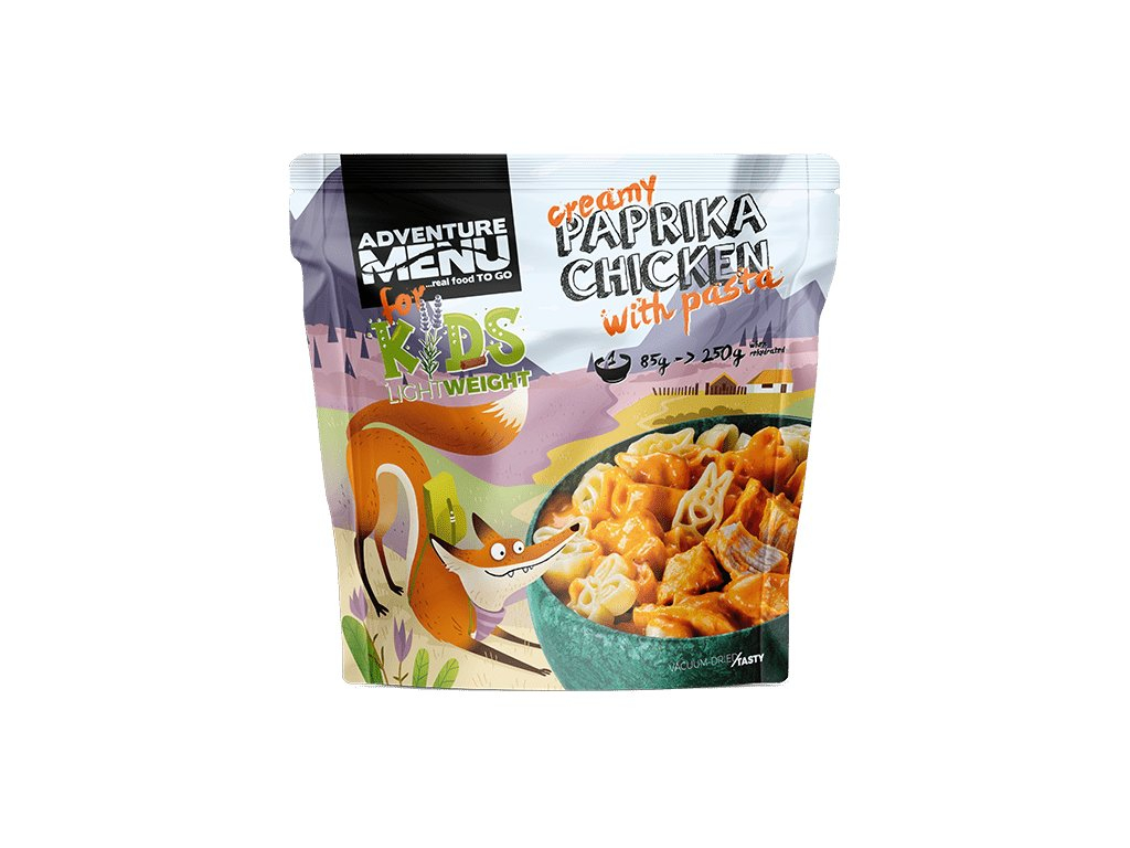 KIDS Lightweight Creamy paprika chicken with pasta 250g OD-A-AM0049 asgbox.pl KIDS Lightweight Creamy paprika chicken with pasta 250g