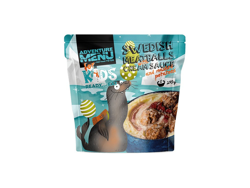 KIDS Swedish meatballs with cream sauce and mashed potatoes OD-A-AM0050 asgbox.pl KIDS Swedish meatballs with cream sauce and mashed potatoes