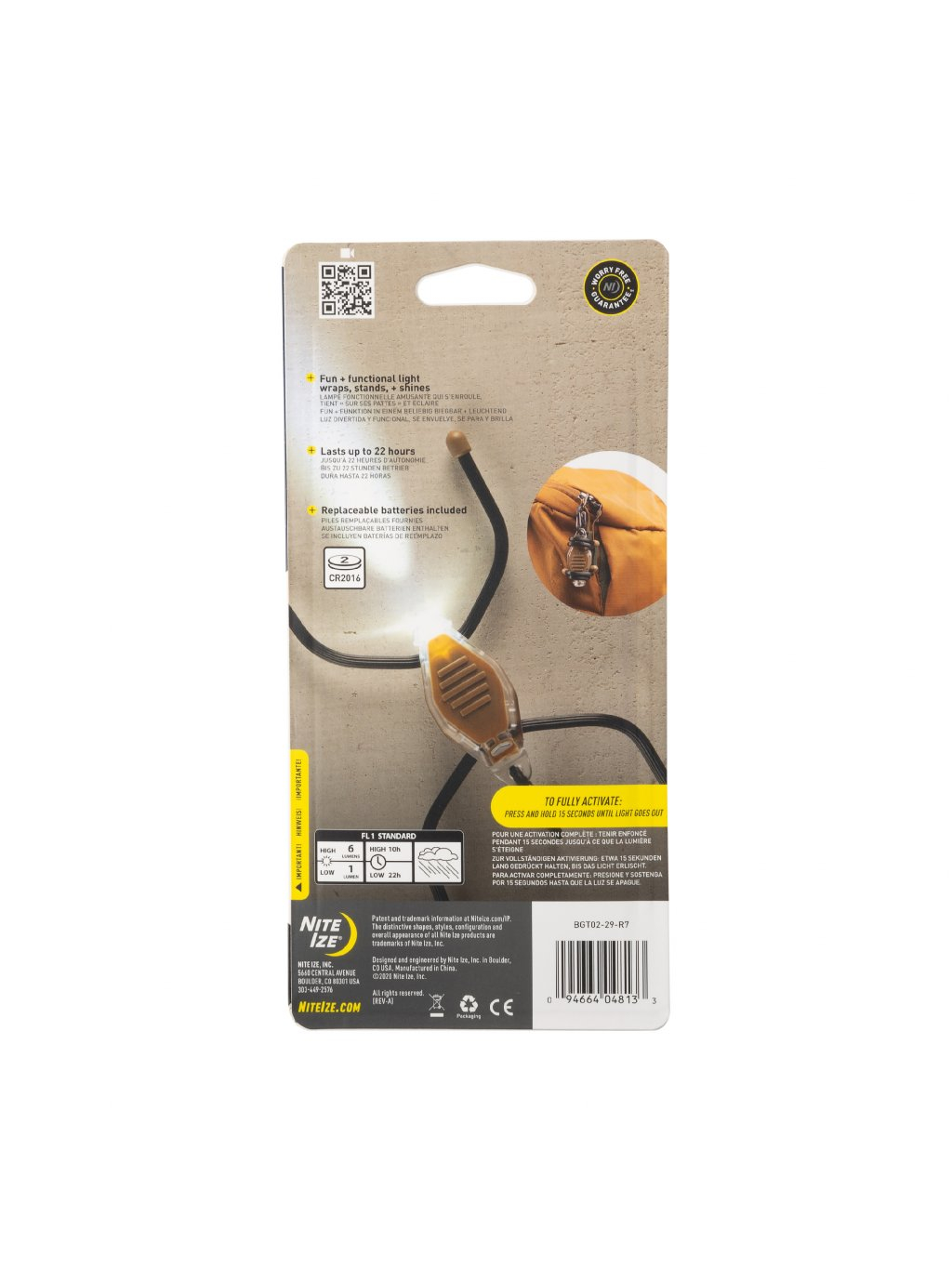 Microlight Nite Ize Buglit(R) - Coyote Black OD-A-BGT02-29-R7 asgbox.pl Microlight Nite Ize Buglit(R) - Coyote Black - obrazek 3