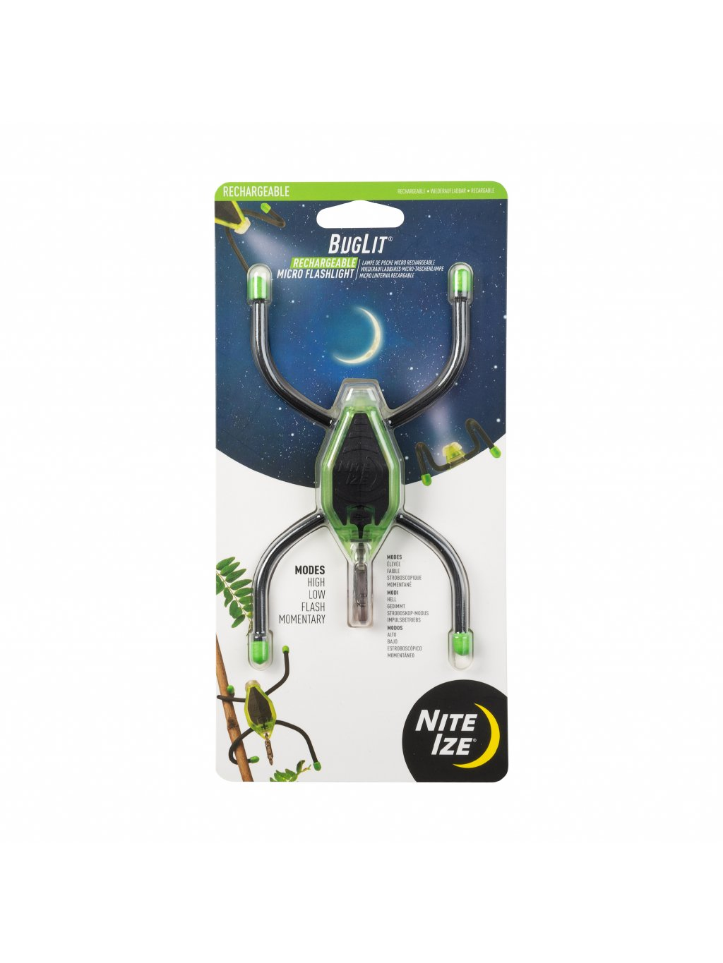 Rechargeable Microlight Nite Ize BugLit(R) - Lime Black OD-A-BGTR02-17-R7 asgbox.pl Rechargeable Microlight Nite Ize BugLit(R) - Lime Black - obrazek 2