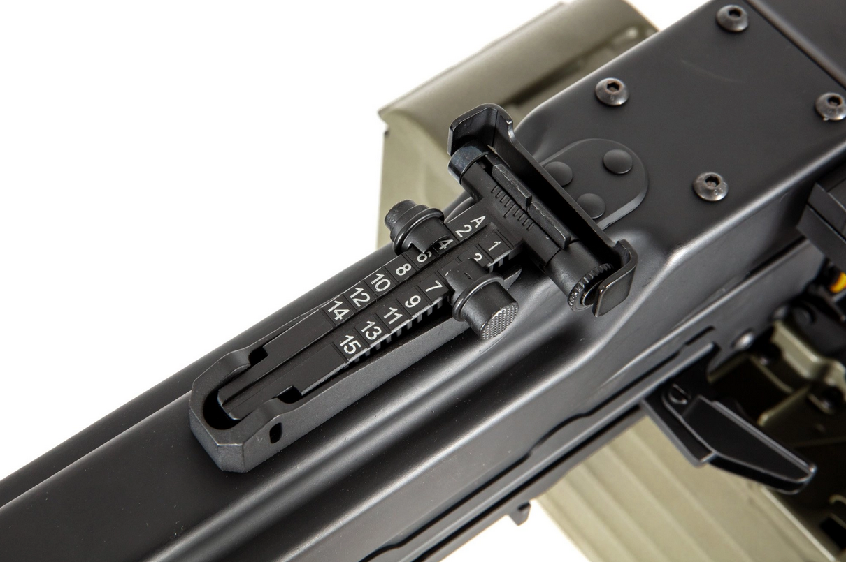 A a K PKM Machine Gun - Black/Light Wood OD-A-AK00046 asgbox.pl A a K PKM Machine Gun - Black/Light Wood - obrazek 5