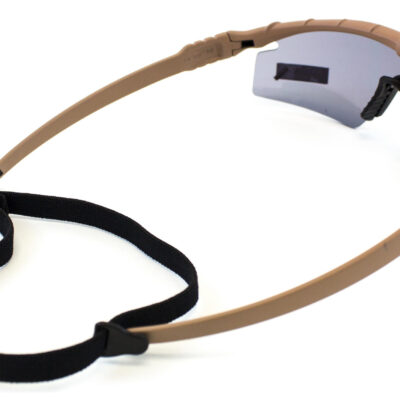 Alternative view of NUPROL Safety Glasses BATTLE PRO'S, Smoked Lens - Tan
