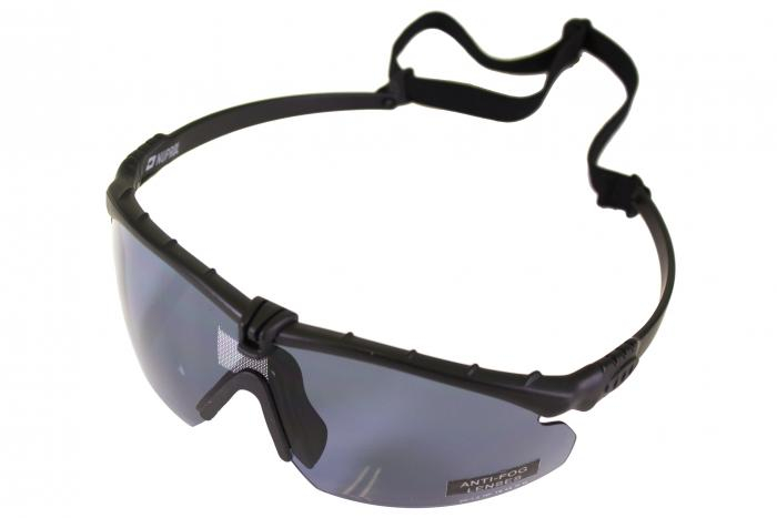NUPROL Safety Glasses BATTLE PRO'S (with Insert), Smoked Lens - Black OD-A-NUPROL043-BKSM asgbox.pl NUPROL Safety Glasses BATTLE PRO'S (with Insert), Smoked Lens - Black