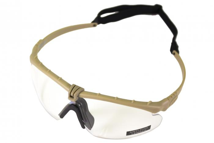 NUPROL Safety Glasses BATTLE PRO'S (with Insert), Clear Lens - Tan OD-A-NUPROL043-TANCL asgbox.pl NUPROL Safety Glasses BATTLE PRO'S (with Insert), Clear Lens - Tan