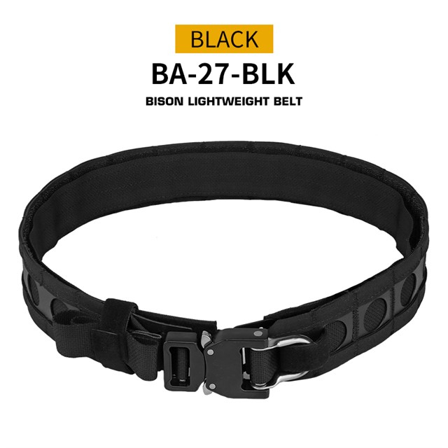 BISON Lightweight Molle Belt - black OD-A-WOSP125-BK asgbox.pl BISON Lightweight Molle Belt - black