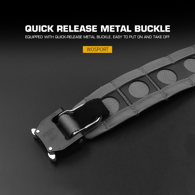 BISON Lightweight Molle Belt - black OD-A-WOSP125-BK asgbox.pl BISON Lightweight Molle Belt - black - obrazek 4