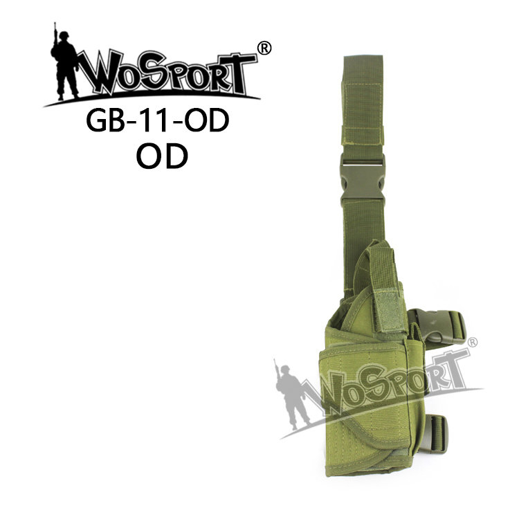 WST Universal Leg Holster TORNADO, Right-Handed - Green OD-A-WOSP30-OD asgbox.pl WST Universal Leg Holster TORNADO, Right-Handed - Green