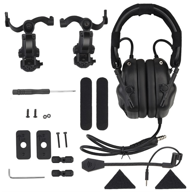 WoSport Active Headset Gen5 plus FAST Helmet Mount - Black OD-A-WOSP147-TAN asgbox.pl WoSport Active Headset Gen5 plus FAST Helmet Mount - Black - obrazek 2