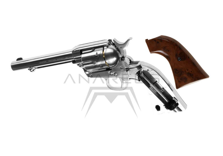 WG Legends Western Cowboy CO2 Revolver - Nickel OD-A-LEG002 asgbox.pl WG Legends Western Cowboy CO2 Revolver - Nickel - obrazek 3