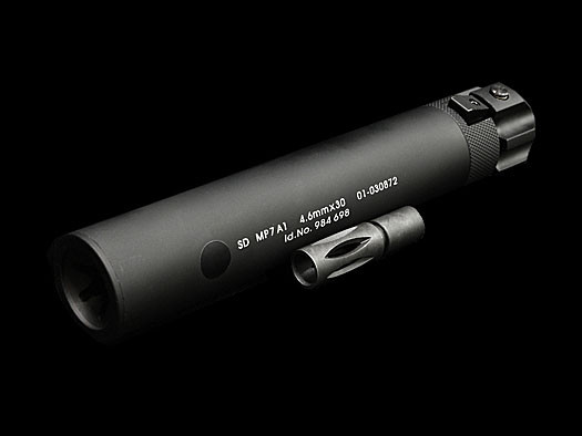 Angry Gun QD Power-Up Silencer for VFC Umarex MP7 A1 GBB, 12- mm (CCW) - Black OD-A-AGY001-VFC asgbox.pl Angry Gun QD Power-Up Silencer for VFC Umarex MP7 A1 GBB, 12- mm (CCW) - Black