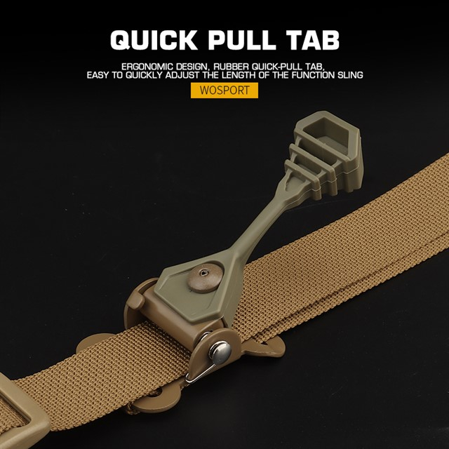 WST 2-Point Tactical Sling FARAON - Black OD-A-WOSP166-BK asgbox.pl WST 2-Point Tactical Sling FARAON - Black - obrazek 4