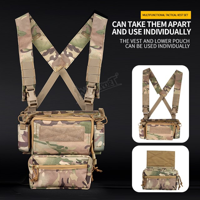 WST Tactical Chest Rig D3-TMVS - Grey OD-A-WOSP170-DG asgbox.pl WST Tactical Chest Rig D3-TMVS - Grey - obrazek 4
