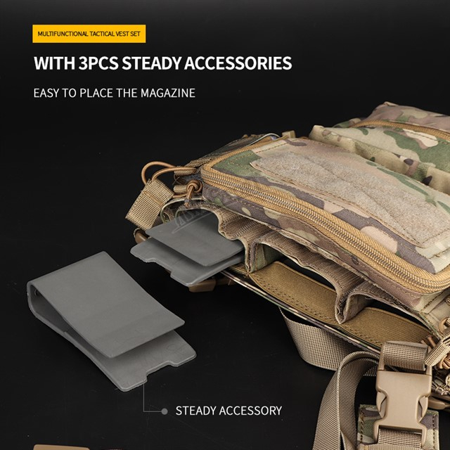 WST Tactical Chest Rig D3-TMVS - Olive Drab OD-A-WOSP170-OD asgbox.pl WST Tactical Chest Rig D3-TMVS - Olive Drab - obrazek 3