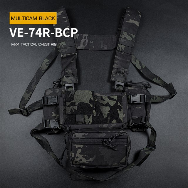 WST Tactical Micro Chest Rig MK4 - MC Black OD-A-WOSP174-BMC asgbox.pl WST Tactical Micro Chest Rig MK4 - MC Black