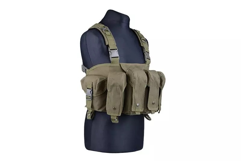 Commando Chest Tactical Vest – Olive Drab OD-A-GFC046-OD asgbox.pl Commando Chest Tactical Vest – Olive Drab - obrazek 3