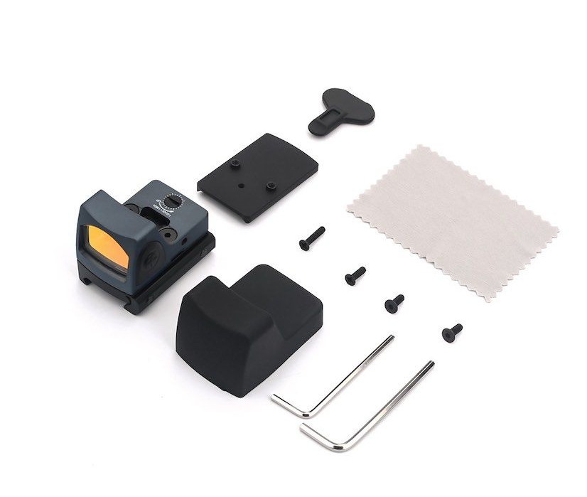 LED RMR Red Dot Adjustable - Grey OD-A-AIMO083 asgbox.pl LED RMR Red Dot Adjustable - Grey - obrazek 3