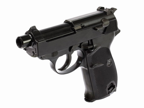 WE GBB Pistol P38K (P010S) with Silencer - Black OD-A-WE00264 asgbox.pl WE GBB Pistol P38K (P010S) with Silencer - Black - obrazek 3